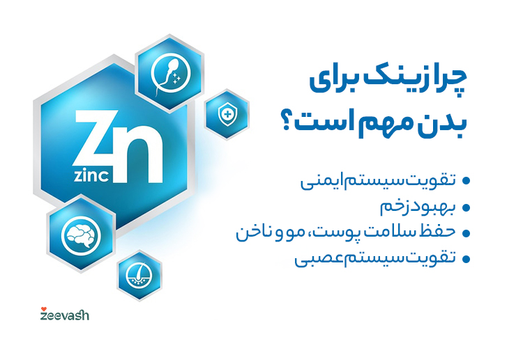 چرا زینک برای بدن مهم است؟